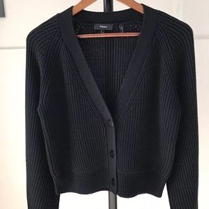 Theory Crop Cardigan